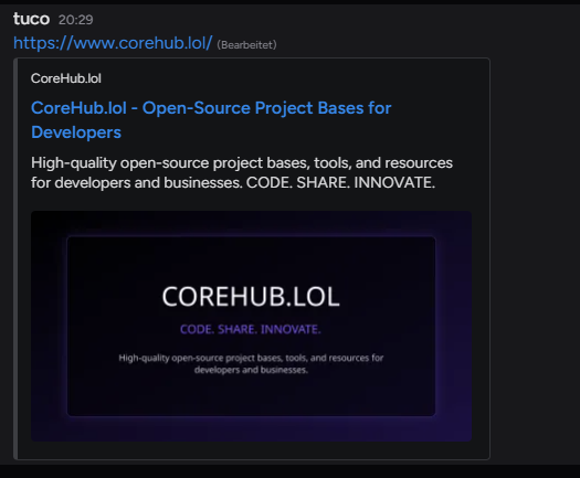 CoreHub.lol - Open-Source Project Bases for Developers